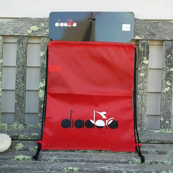 Diadora Other - Last One Available | NWT Diadora Red Drawstring Sports Tote Bag